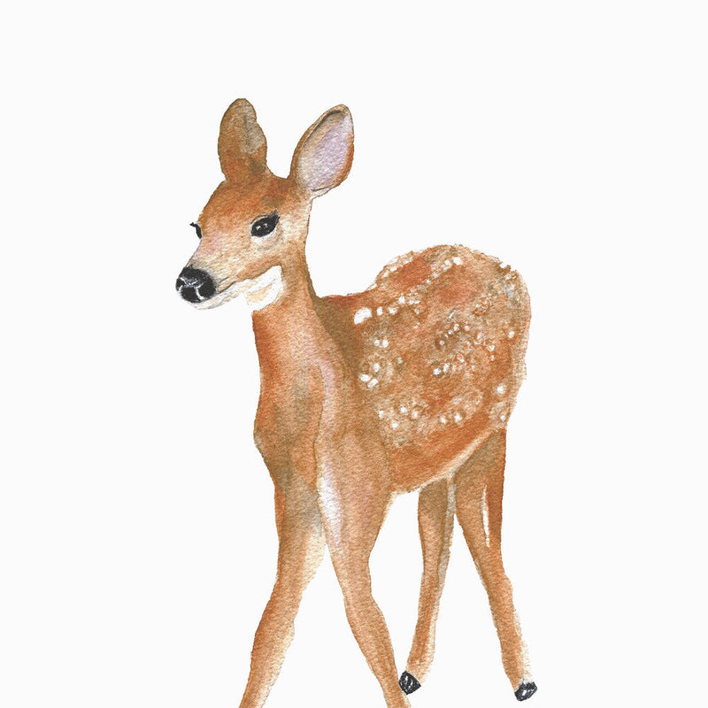 Aquarelle en cadre Suzi Biche - Merlene Fancelli Art suzi 1234512354