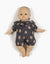 Babies – Barboteuse Éva en double gaze Marguerite Réglisse - minikane cb.10.253 3701548421438