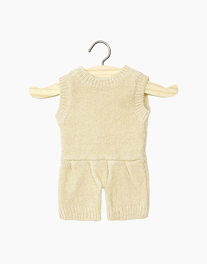 Barboteuse Orlando en tricot crème - MINIKANE CG.14.929 3701548417301