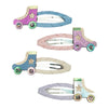 Barrettes disco rollerskates clic clacs -Mimi&lula 132039-63