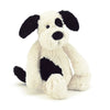 Bashful Black & cream Puppy M - JELLYCAT bas3bcpn 670983135824