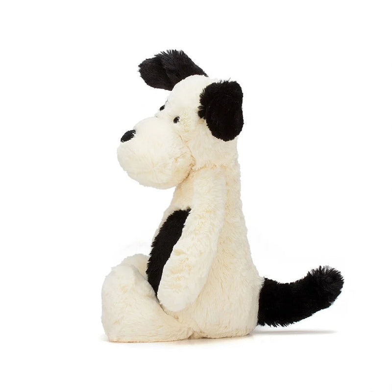 Bashful Black & cream Puppy M - JELLYCAT bas3bcpn 670983135824
