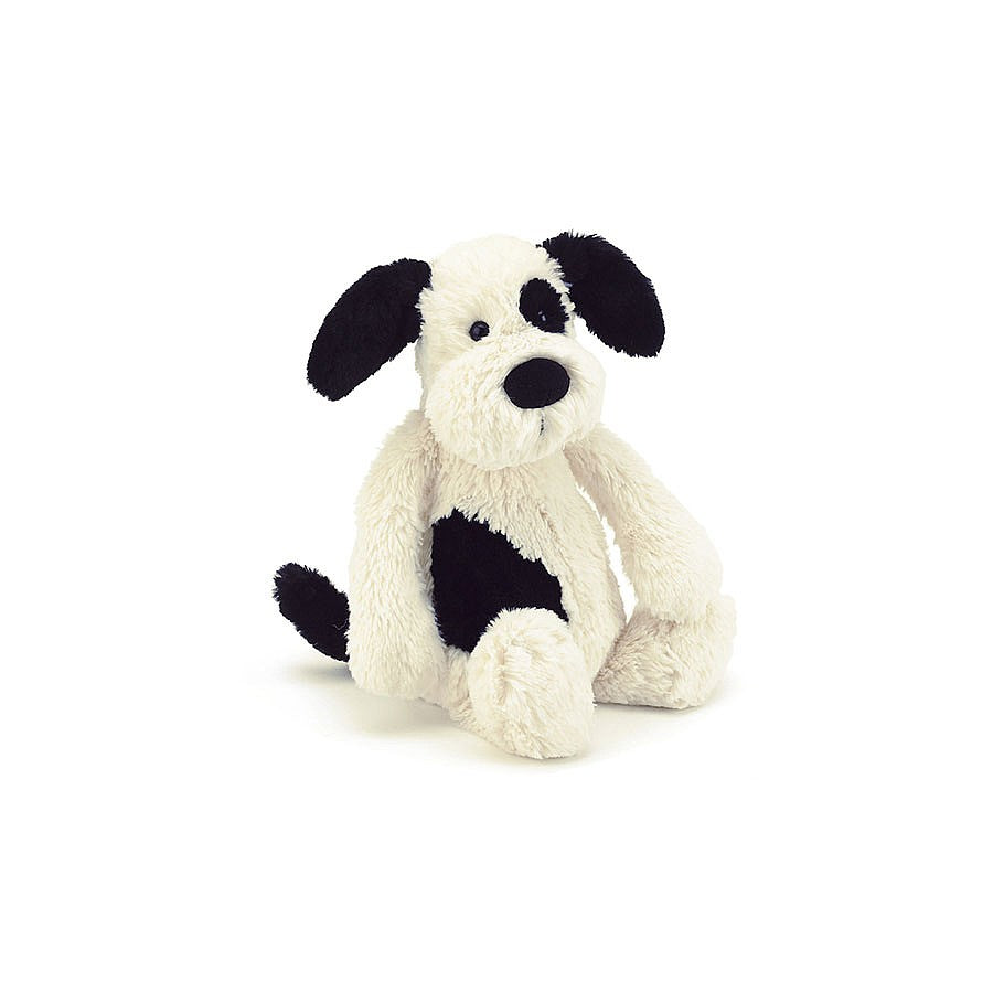 Bashful Black & cream Puppy S - JELLYCAT bass6bcpn 670983135831