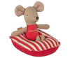 Bateau gonflable small mouse rayures rouges - MAILEG 11-1403-01 23067292