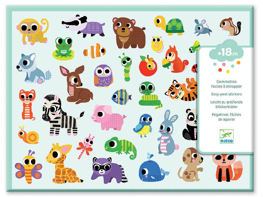 Bébés animaux Grosses Gommettes - Djeco dj09084 3070900090842