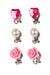 Boucles d'oreille à clip Hila rose - SOUZA 105362 872014332117