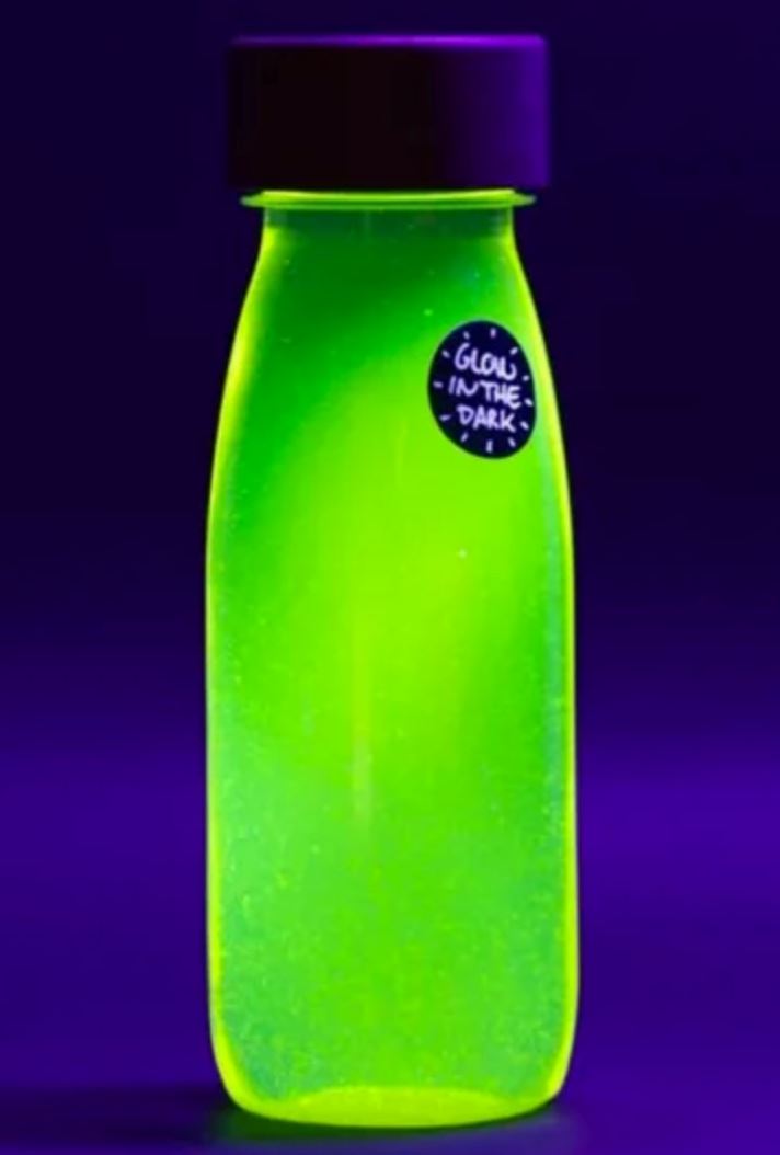 bouteille sensorielle float yellow fluo - PETIT BOUM pbffluoy 8425402476772
