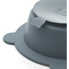 Bowl en Silicone avec ventouse Peony Sea blue / whale blue mix - LIEWOOD lw15103 3077 5715335047006