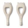 Brosse à dents Janelle chat Sandy pack de 2 - liewood lw18225 5060 5715493134983