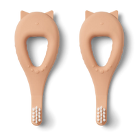 Brosse à dents Janelle chat tuscany rose pack de 2 - liewood lw18225 2074 5715493134976