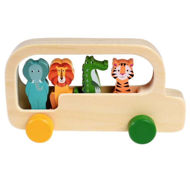 bus en bois colourful creatures - Rex 29950 5027455442082