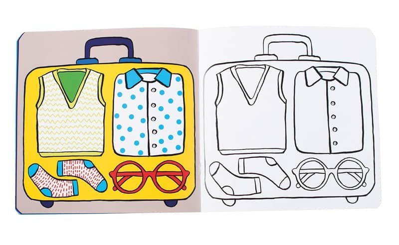 Cahier de coloriage Les Popipop Les motifs - Moulin Roty 661607 3575676616048