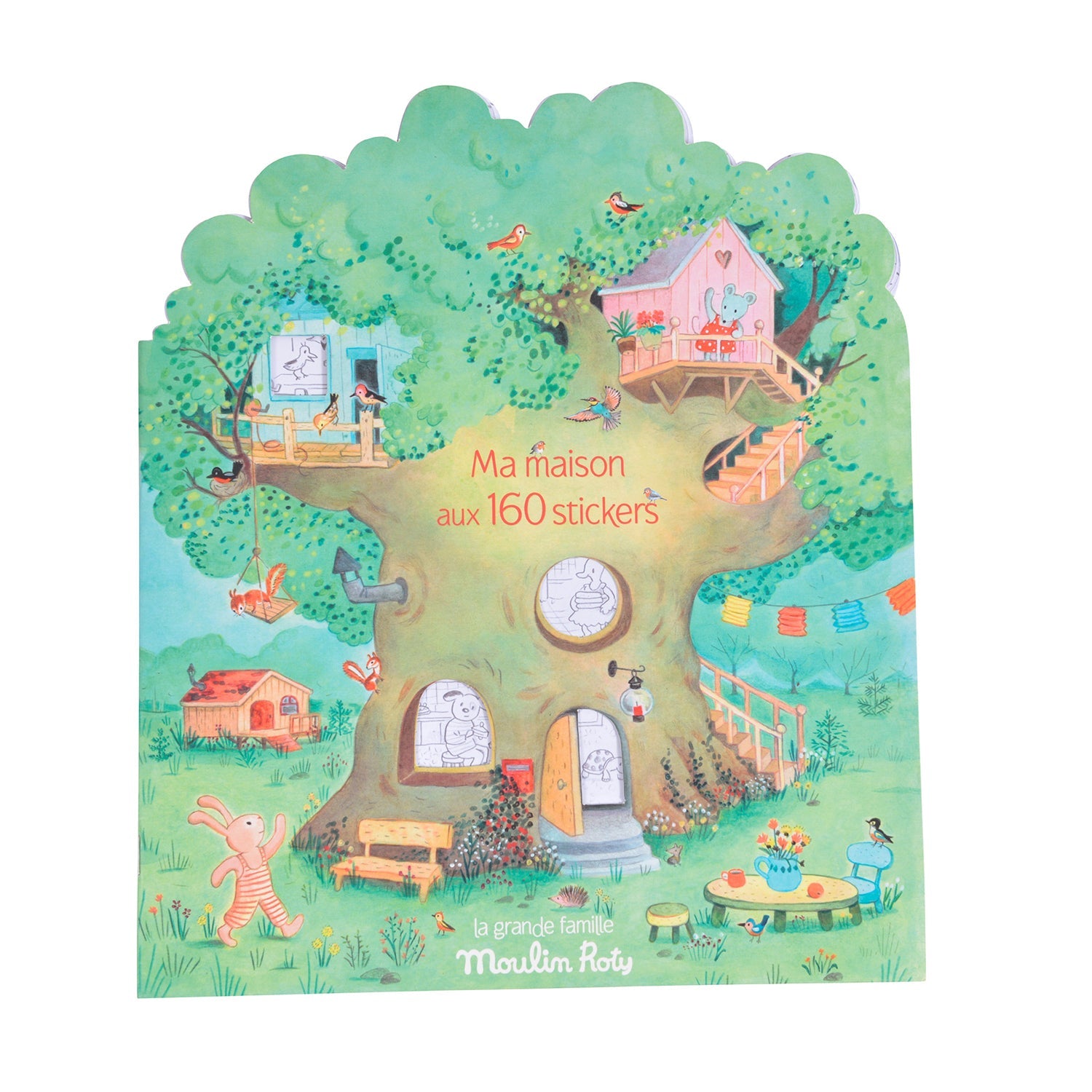 Cahier sticker La grande famille - Moulin Roty 632626 3575676326268