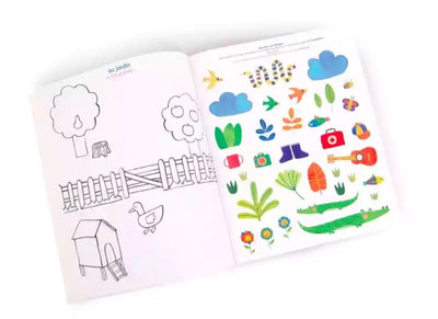 Cahier sticker Les Popipop - Moulin Roty 661611 3575676616116