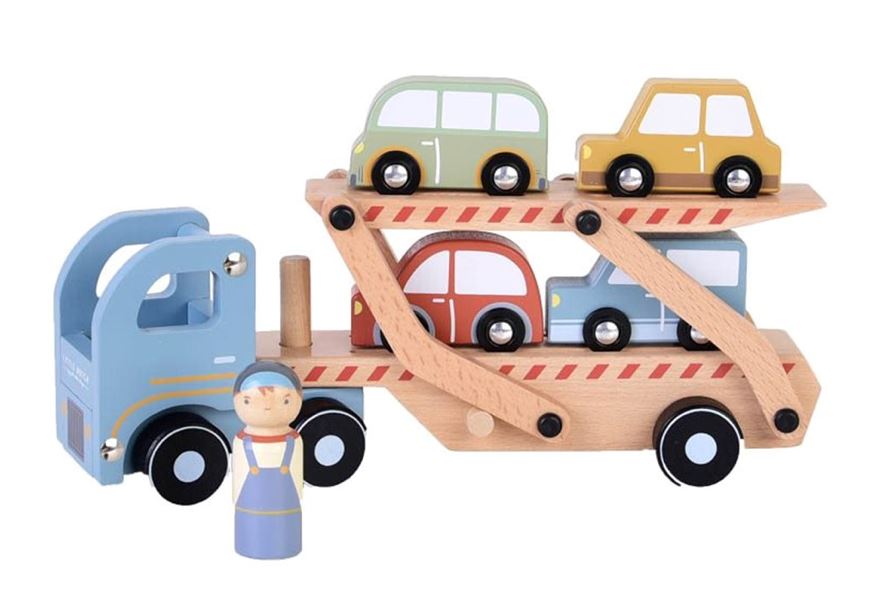 Camion transporteur en bois - LITTLE DUTCH