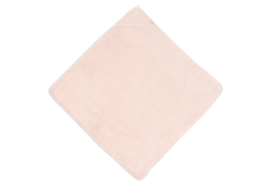 Cape de bain éponge 100X100 pale pink - Jollein 534-836-00090 8717329376779