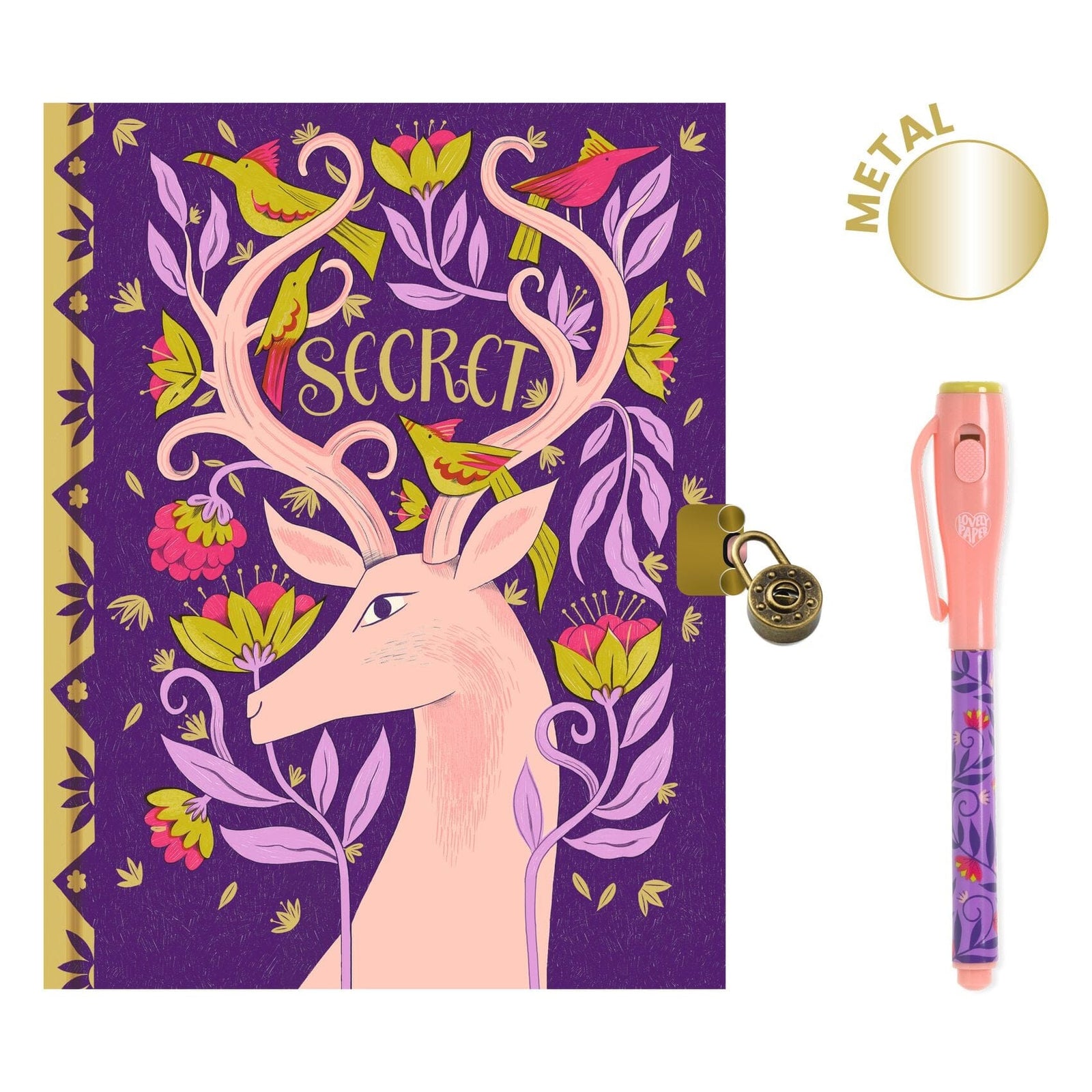 Carnet secret feutre magique melissa - Djeco DD03617 