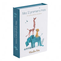 Cartes mes 12 premiers mois "Sous mon baobab" - Moulin Roty 669749 3575676697498