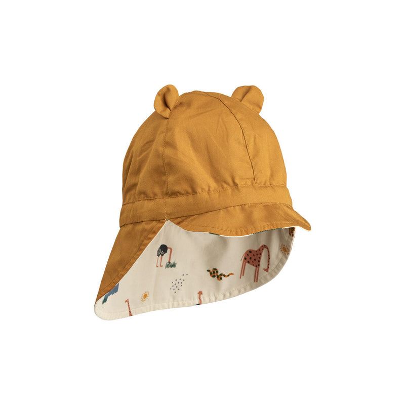 Chapeau d'été gorm réversible Safari Sandy mix - LIEWOOD lw14627 1111 