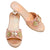 Chaussures à talon haut Clarisse, saumon métallisé- Souza 105613 
