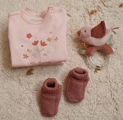 chaussures bébé tricot rose foncé taille 2 - Little Dutch CL50440155 8720168538680