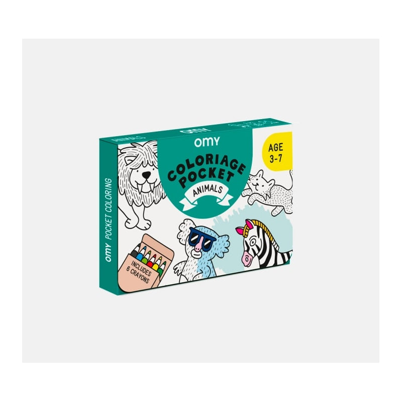 Coloriage pocket Animals - Omy COLOK02 