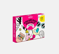 Coloriage pocket Unicorn - Omy COLOK03