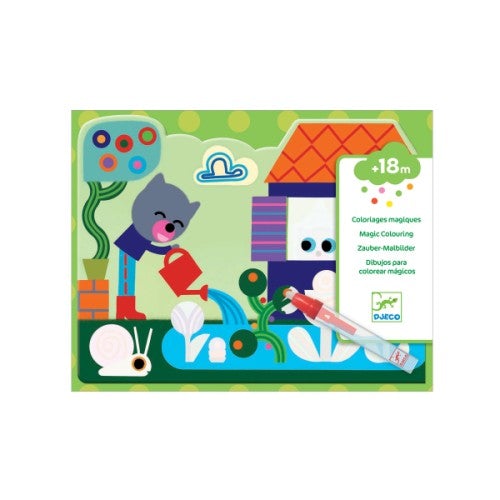 Coloriages magiques caché dans le jardin - Djeco dj09063 3070900090637