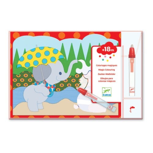 Coloriages magiques caché dehors - Djeco dj09065 3070900090651
