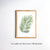 Copie de Aquarelle en cadre de palme - Merlene Fancelli Art de palme 1234512362