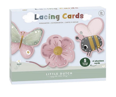 Copie de Cartes à lacer Flowers & butterflies - LITTLE DUTCH 120723 8714274120723