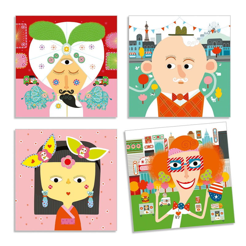 Copie de créer avec stickers tous différents - Djeco DJ08934 3070900089341