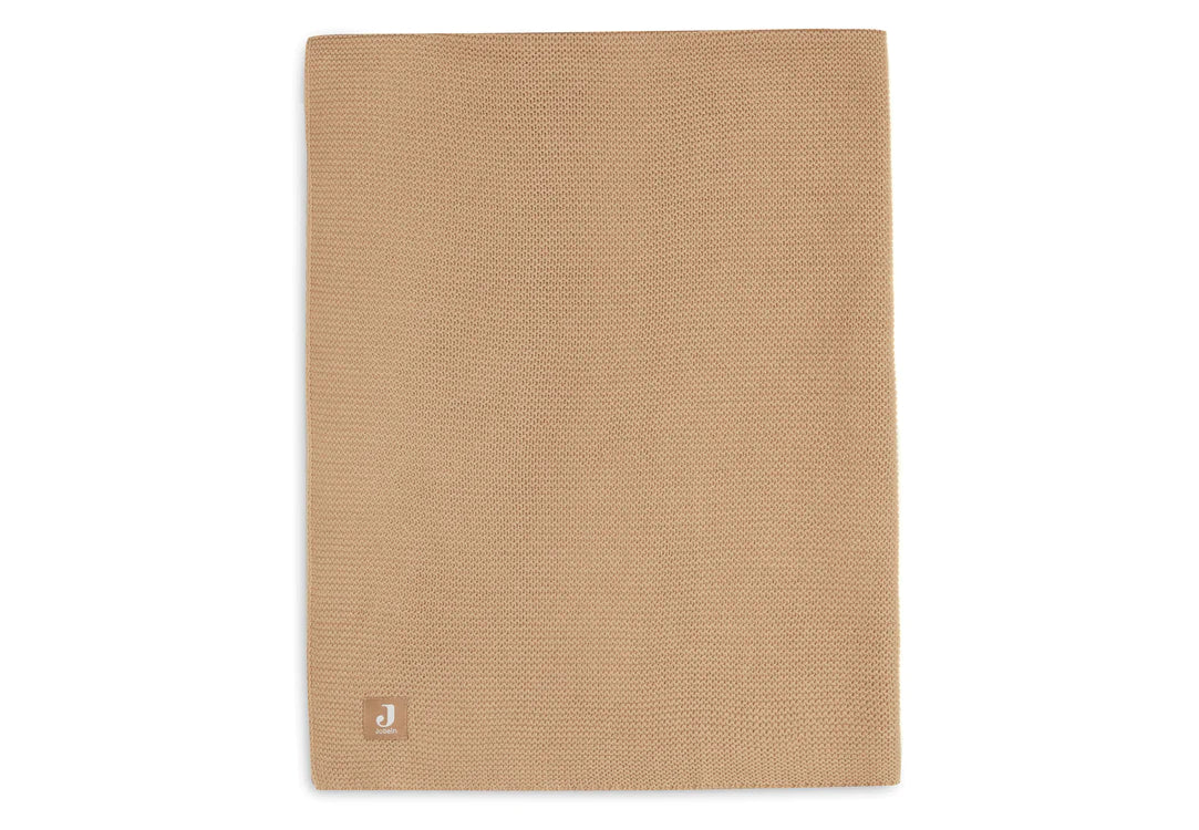 Couverture basic berceau knit biscuit - JOLLEIN 516-511-66072 8717329368064