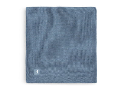 Couverture basic berceau knit blue jeans - JOLLEIN 516-511-66039 8717329362918