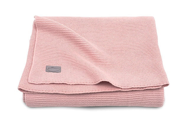 Couverture basic berceau knit blush pink - JOLLEIN 516-511-65288 8717329352377