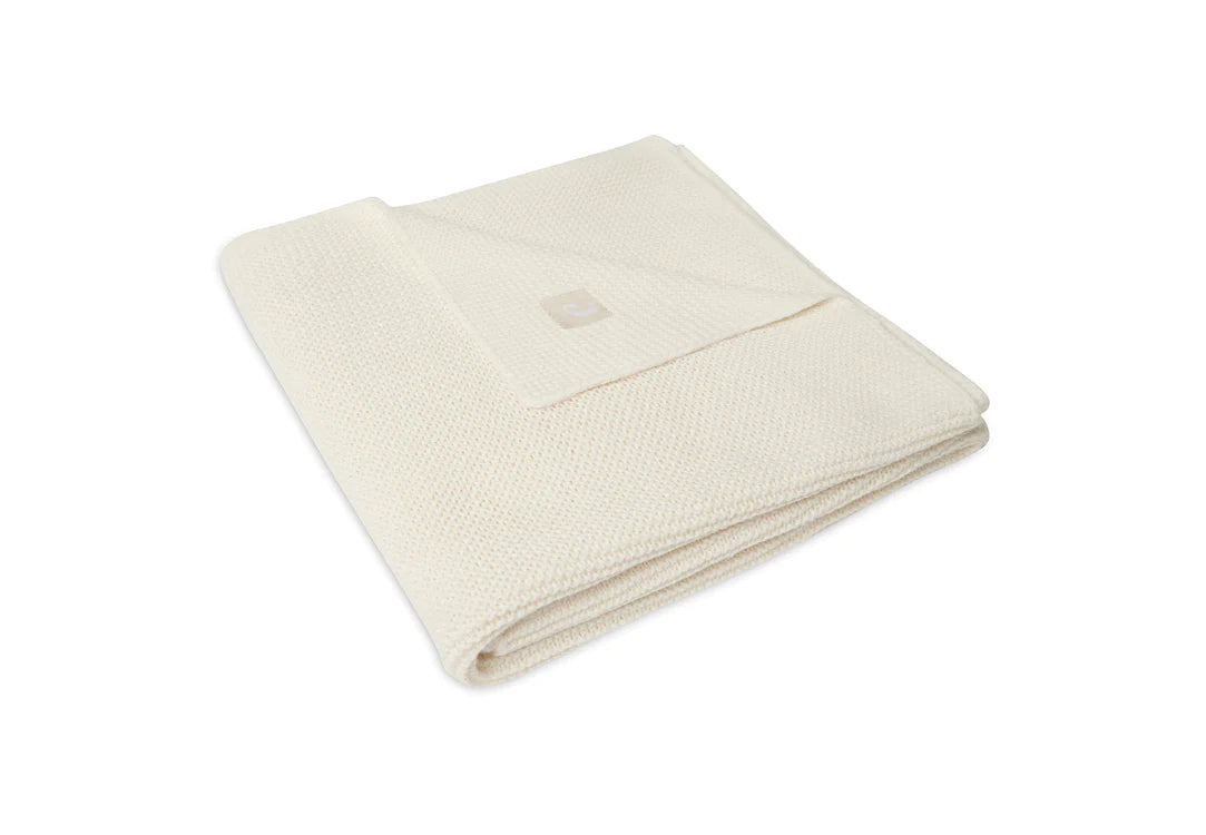 Couverture basic berceau knit Ivory - JOLLEIN 516-511-67031 8717329373501