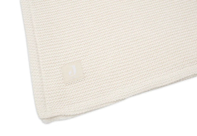 Couverture Berceau 75x100cm Basic Knit ivory coral/Fleece - JOLLEIN 517-511-67031 8717329379145