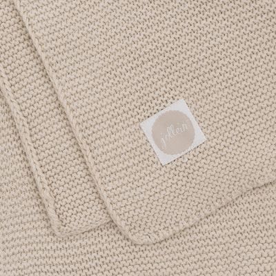 Couverture berceau basic knit nougat - JOLLEIN 516-511-65255 10338204