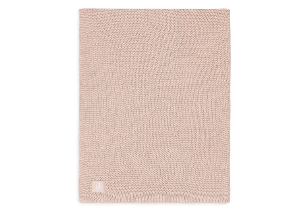 Couverture berceau basic knit wild rose JOLLEIN 516-511-67067 8717329377301