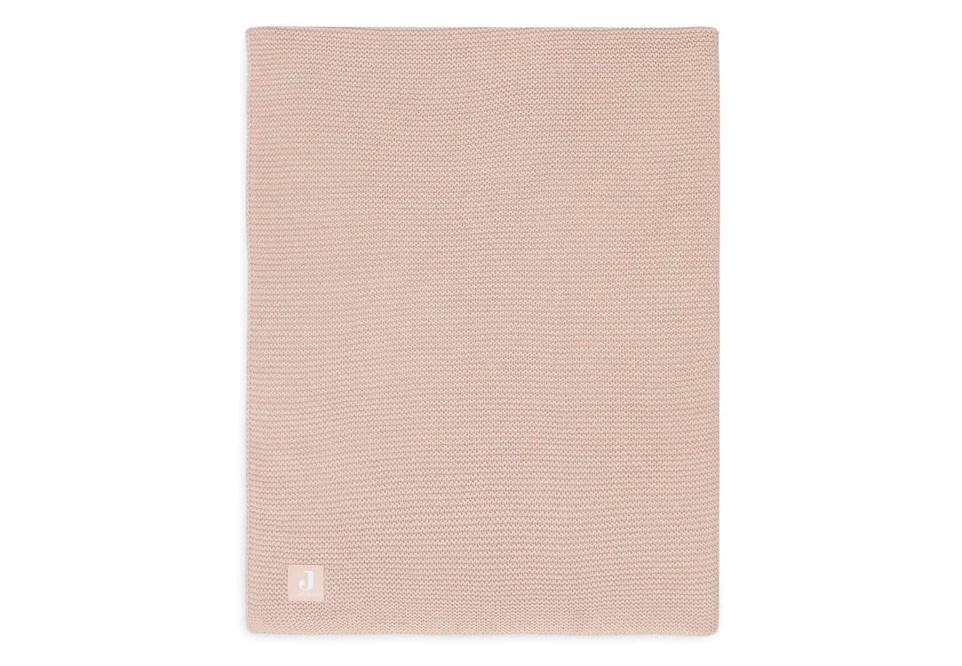 Couverture berceau basic knit wild rose JOLLEIN 516-511-67067 8717329377301