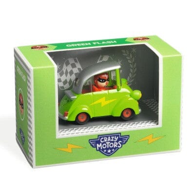 Crazy motors voiture-Green flash- DJECO DJ05471 3070900054714