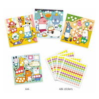 Créer avec des stickers gommettes rondes - Djeco DJ09044 3070900090446