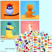 Créer des animaux avec des stickers - Djeco dj08932 3070900090712