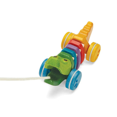 crocodile a tirer arc en ciel - PLAN TOYS PT1416 8854740014160