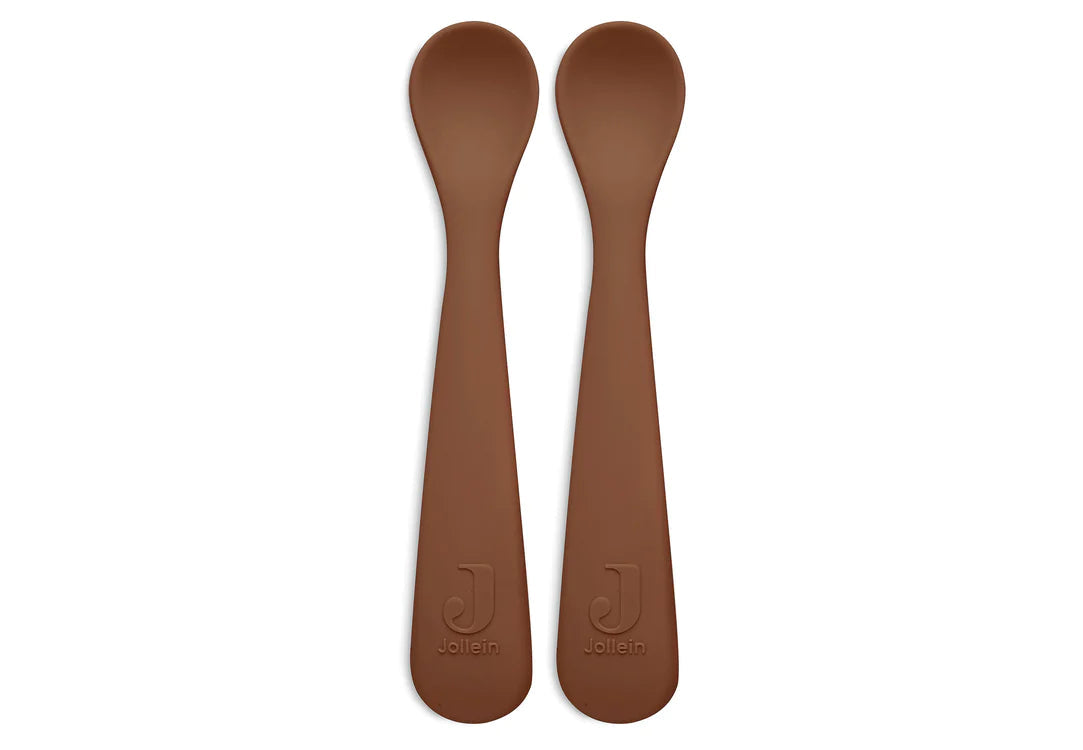 Cuillère souple silicone caramel pack de 2 - JOLLEIN 710-001-00092 8717329366497