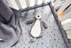 Doudou attache tétine penguin grey - JOLLEIN 13435 50775196