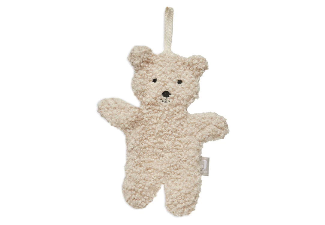 Doudou attache tétine teddy bear naturel - JOLLEIN 031-594-67007 8717329370302