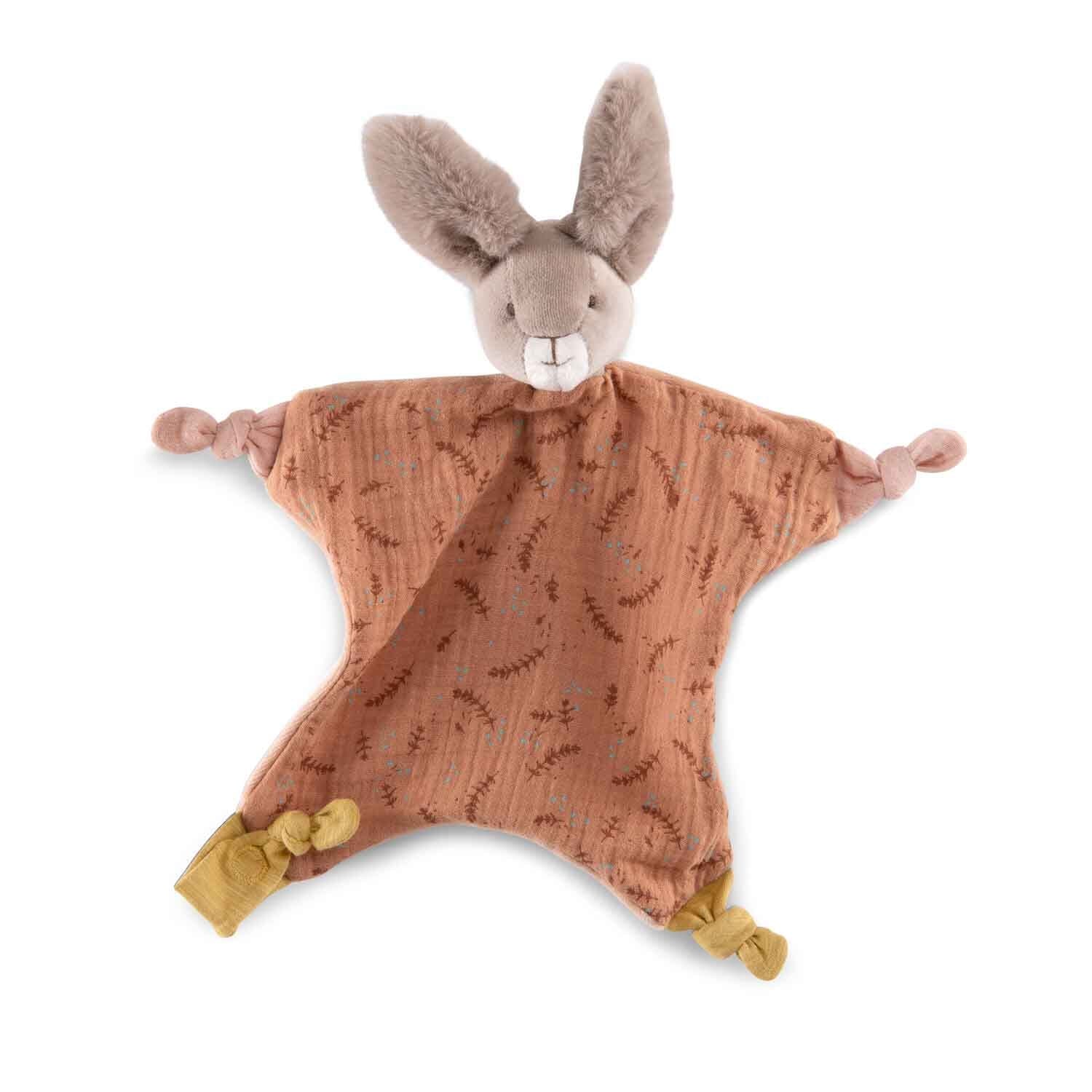 Doudou lapin argile Trois petits lapins - MOULIN ROTY 678016 3575676780169