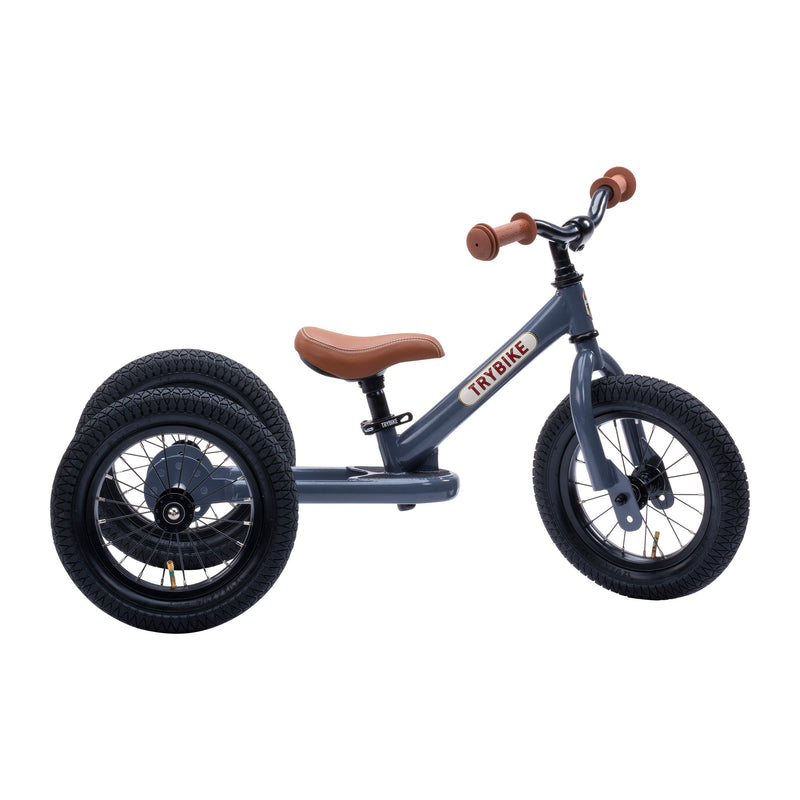 draisienne tricycle 2 en 1 anthracite 3 roues evolutive - TRYBIKE TBS-3-GRY 8719189161441