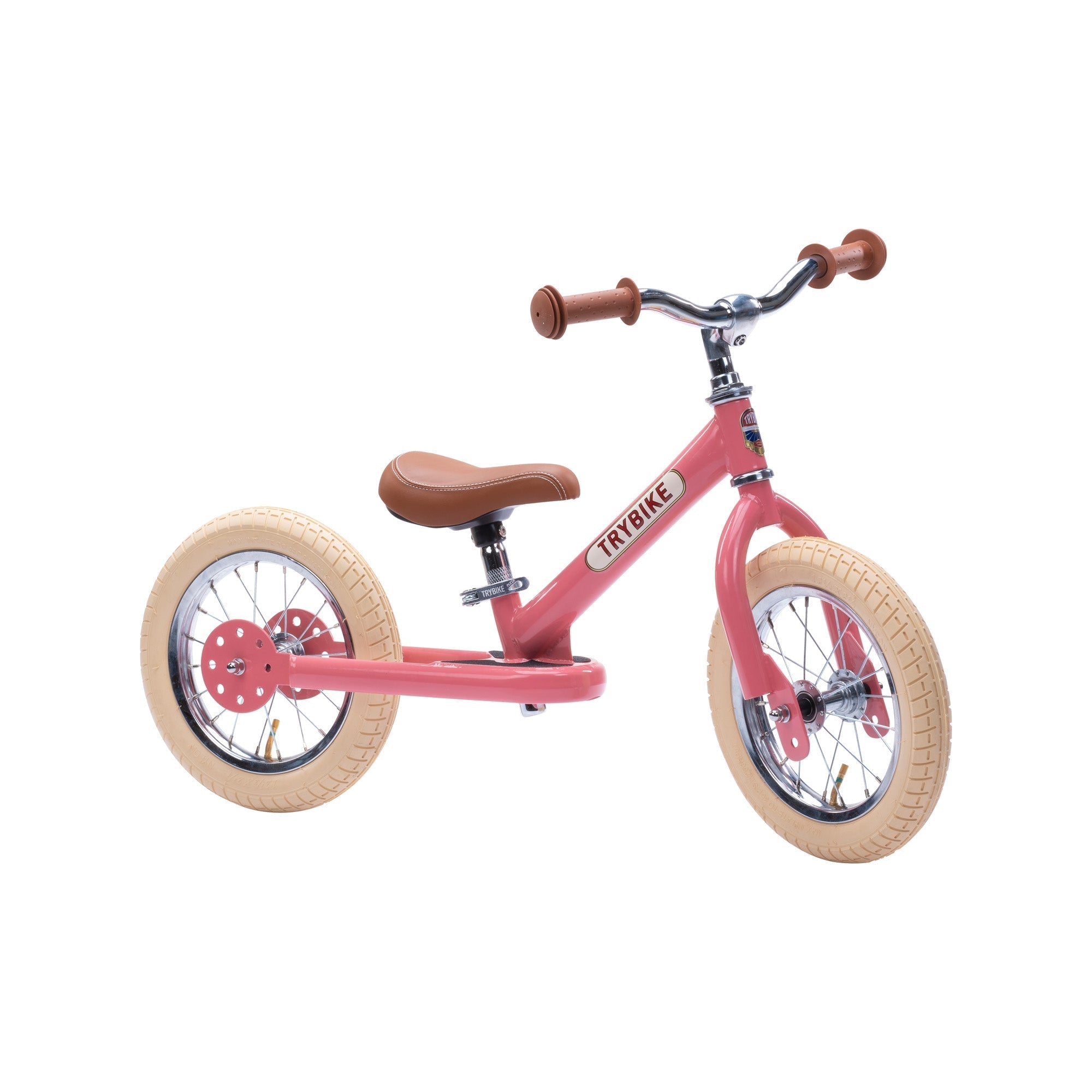 draisienne tricycle 2 en 1 vintage rose 3 roues evolutive TRYBIKE Emilie Compagnie
